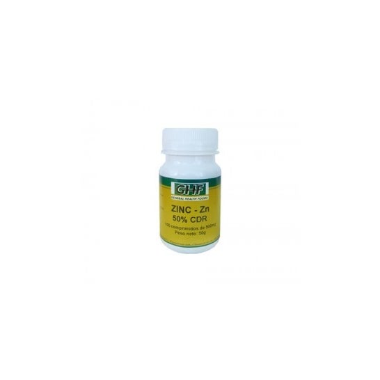 GHF Zinc 50% Cdr 500 mg 100 comp