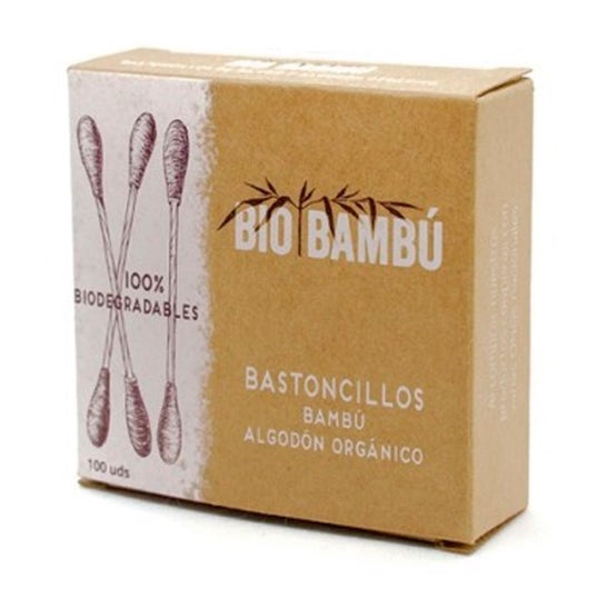 Biobamboo Bamboo & Organic Cotton Swabs 100 pcs