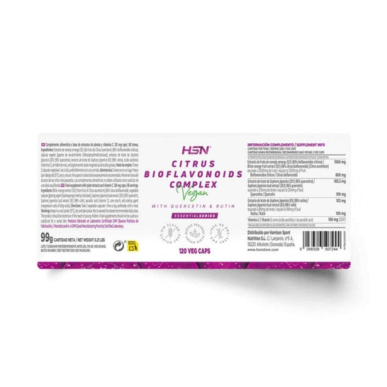 HSN Bioflavonoides Cítricos Complex 120 vcaps