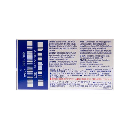 Acuvue™ Oasys™  Kurve 8.4  6 uds Dioptrien -2,00