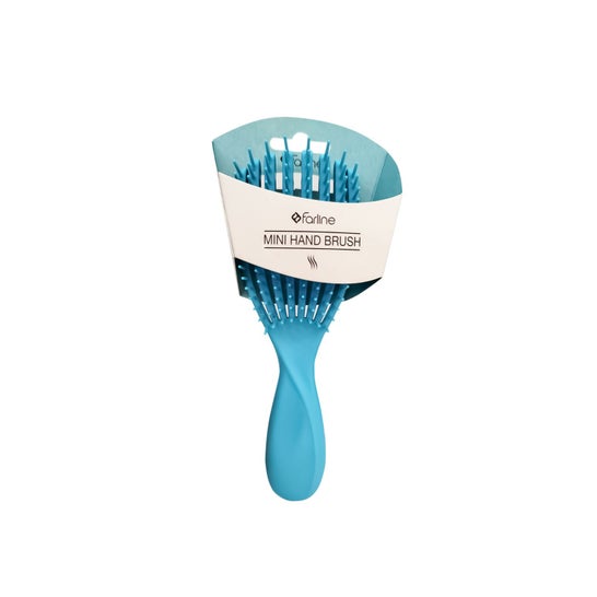 Farline Mini Reisborstel Blauw 1 stuks