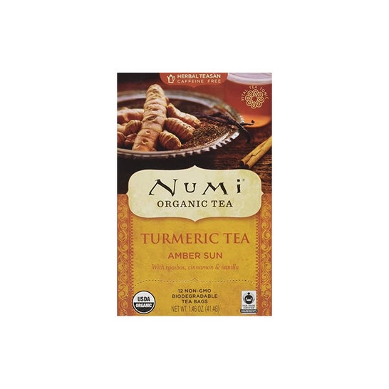 Numi Turmeric Tea Amber Sun 18 Sobres