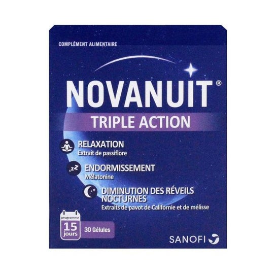 Novanuit Triple Action 30 tabs.