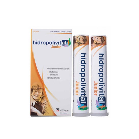 Hidropolivital Junior 40 chewable tablets