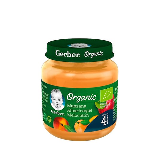 Gerber Organic Apple Apricot Apricot Peach