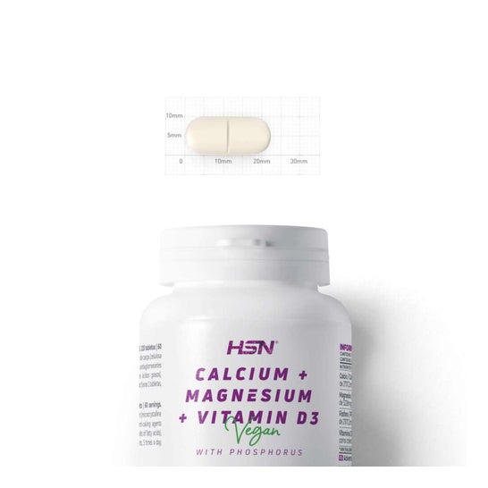 HSN Calcio + Magnesio + Vitamina D3 120 comp