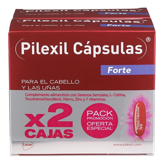 Pilexil Cápsulas Forte 2x100caps
