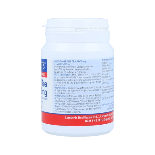 Lamberts Chá Verde 5000 mg Comp 60