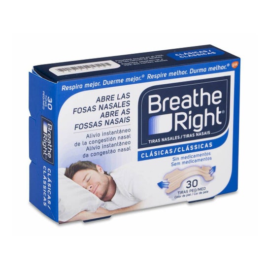 Breathe Right® Strisce nasali piccole 30 pezzi