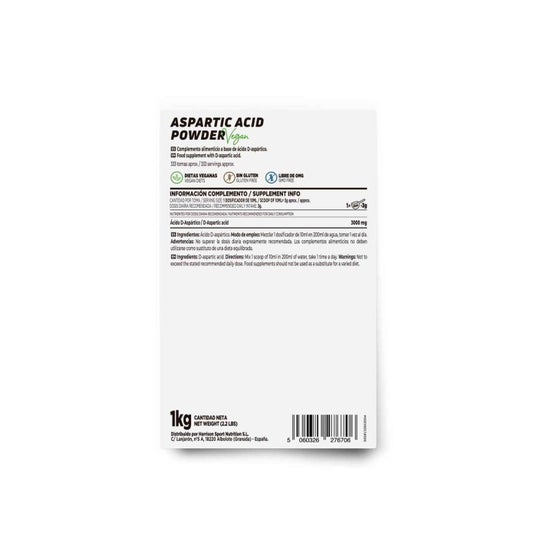 HSN Ácido D-Aspártico en Polvo 1kg