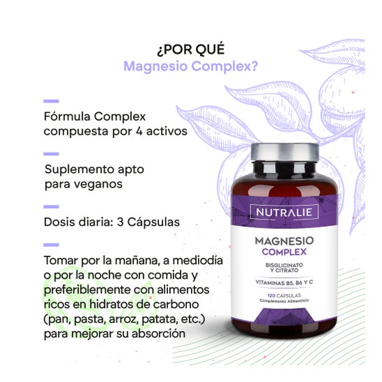 Nutralie Magnesio Bisglicinato Citrato Complex Bio 120caps
