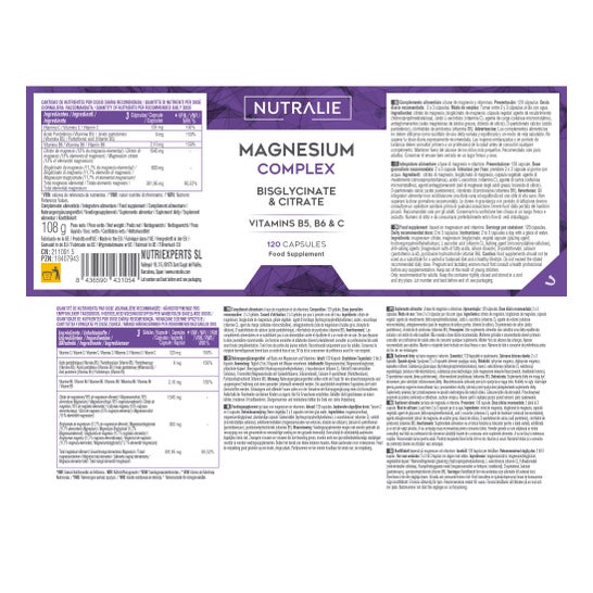 Nutralie Magnesio Bisglicinato Citrato Complex Bio 120caps