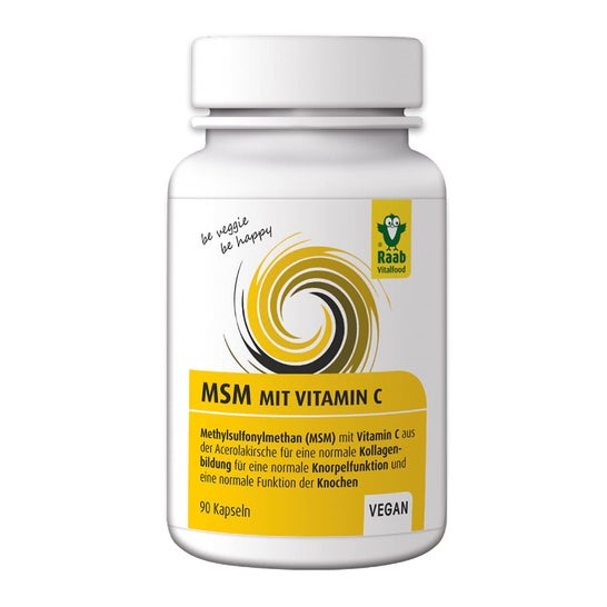 Raab Vitalfood Msm met Vitamine C 90caps