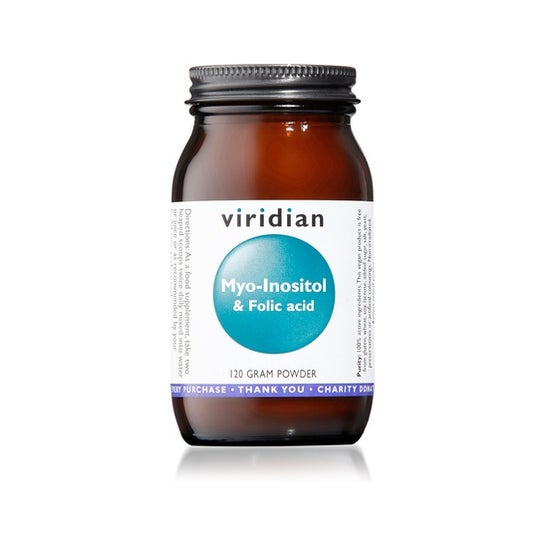 Viridian Myo Inositol y Ácido Fólico 120g
