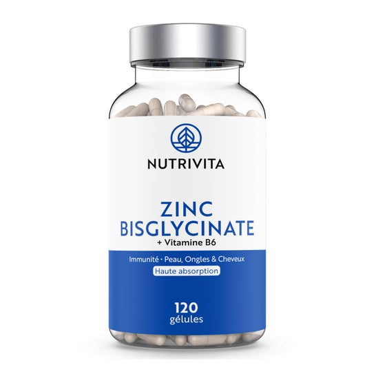 Nutrivita Bisglicinato de Zinc 120 cápsulas