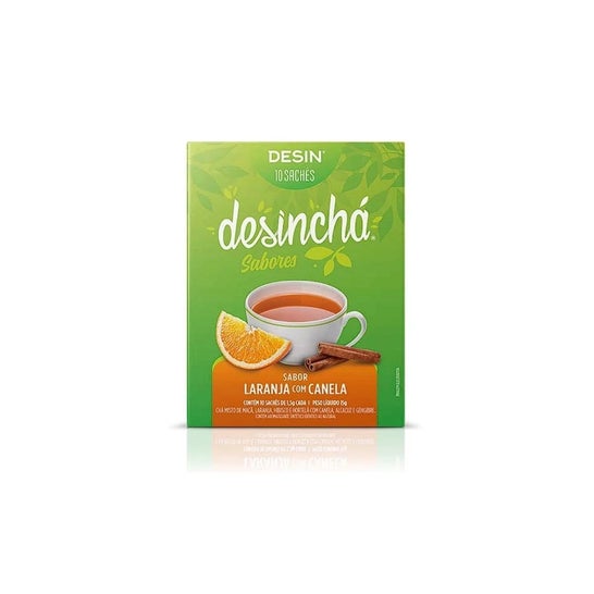 Desinchá Infusão Sabores Laranja com Canela 10x1.5g