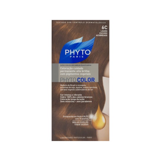 Phyto tinte color 6C rubio oscuro cobrizo 1 ud