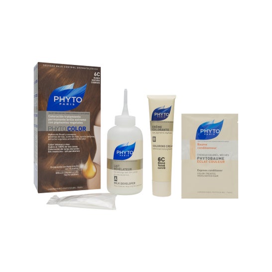 Phyto tinte color 6C rubio oscuro cobrizo 1 ud