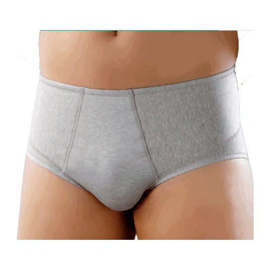 Safte Orione Calzoncillo Compresivo Hernia Gris Hombre T2 1ud