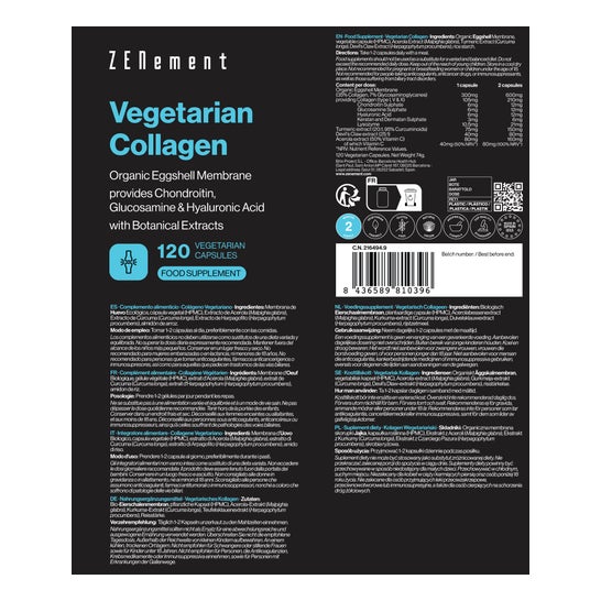 Zenement Colágeno Vegetariano 120vcaps