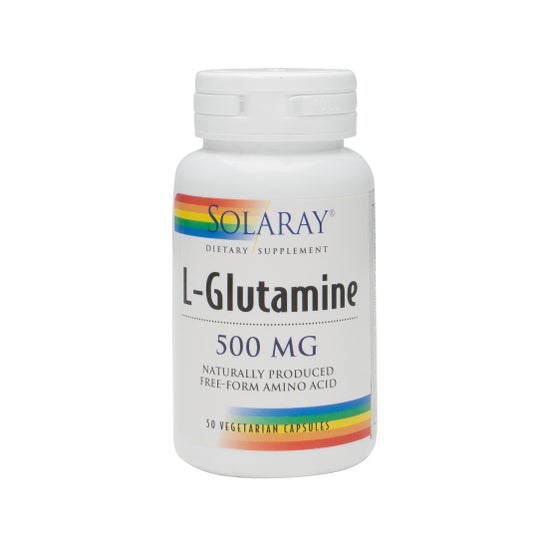 Solaray L-glutamine 500 mg 50 caps
