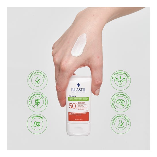 Rilastil Sun System Acnestil Crema Seborreguladora SPF50+ 40 ml