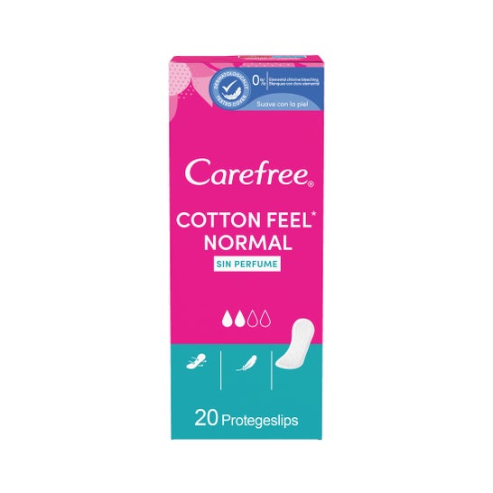 Carefree Cotton Toallas Diarias 20uds