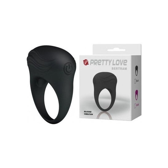 Pretty Love Bertram Anillo Vibrador Negro 1 ud