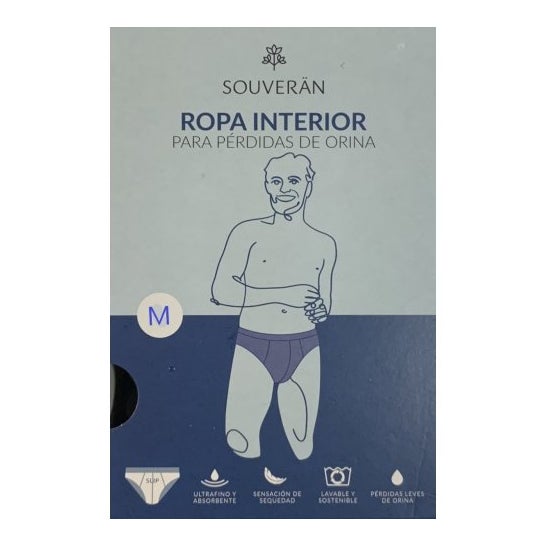 Souverän Slip Hombre Incontinencia Severa Talla M 1ud