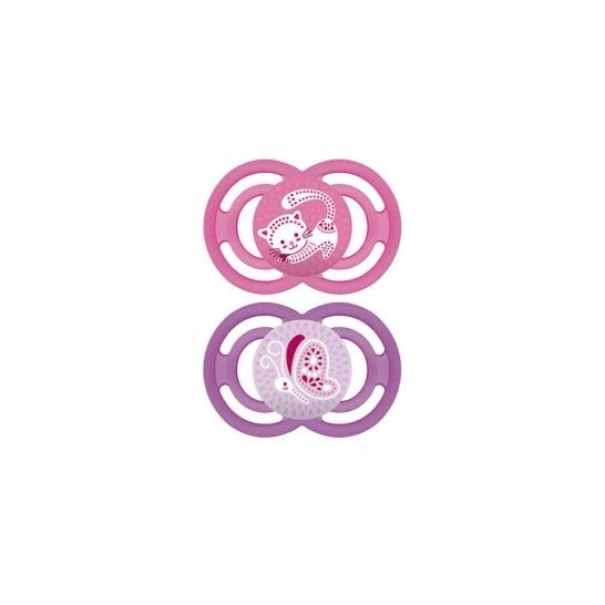 MAM Pacifier Perfect 6+ Meses Silicona Strilisation Bote Silicona x2 (Infantil o Modelo Garon)