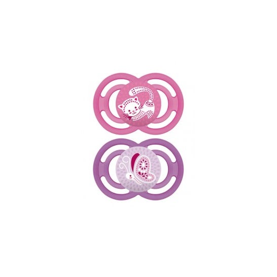 MAM Pacifier Perfect 6+ Meses Silicona Strilisation Bote Silicona x2 (Infantil o Modelo Garon)