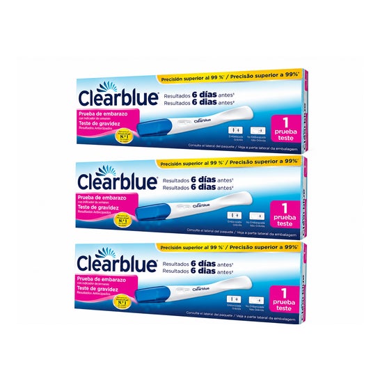 Clearblue Pack Prueba de embarazo Ultratemprana 3 Pruebas