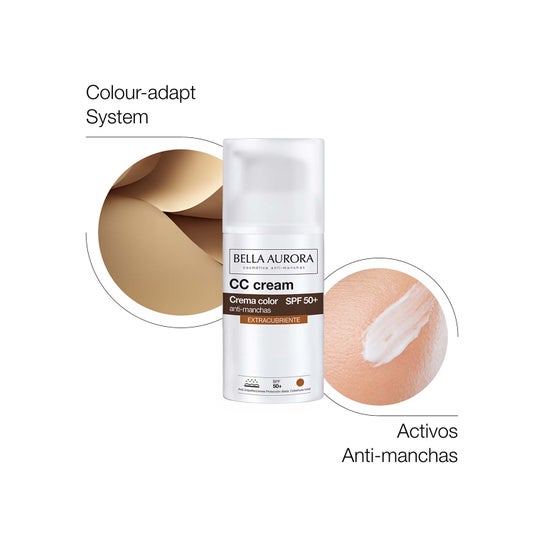 Bella Aurora CC Cream Anti-Manchas SPF50+ ExtraCubriente 30ml