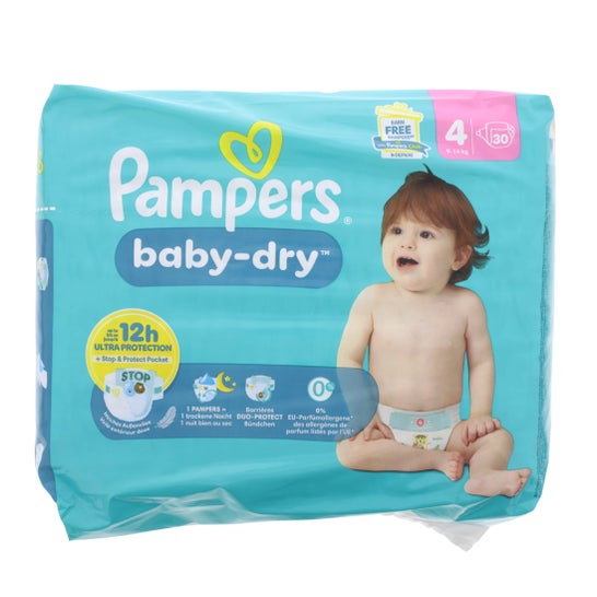 Pampers Baby Dry Diapers Size 4 Maxi 9-14 kg 30 pcs