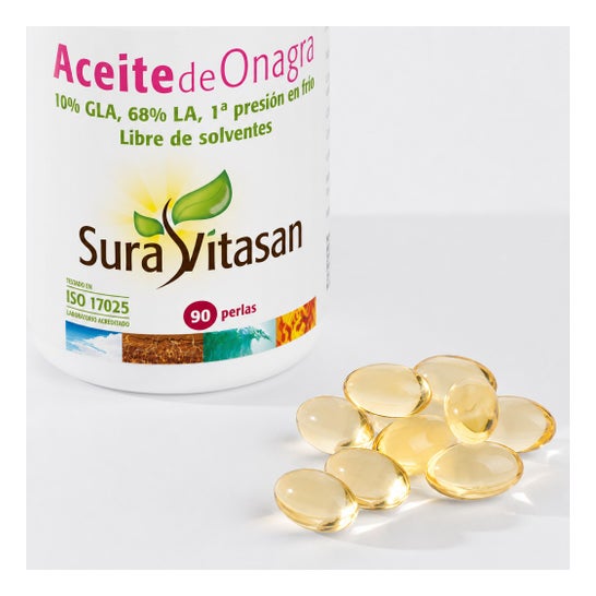 Sura Vitasan Aceite de Onagra 500mg 90 Perlas