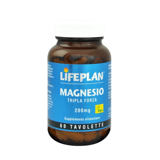 Lifeplan Magnesio Triple Fuerza 200mg 60 Tabletas