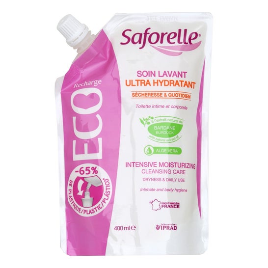 SAFORELLE Sol soin lavant ultra hydratant Eco-recharge/400ml