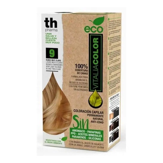 Th Pharma Vitalia Color Eco Nº 9 Rubio Muy Claro Th Pharma Vitalia Color Eco Nº 9 Rubio Muy Claro
