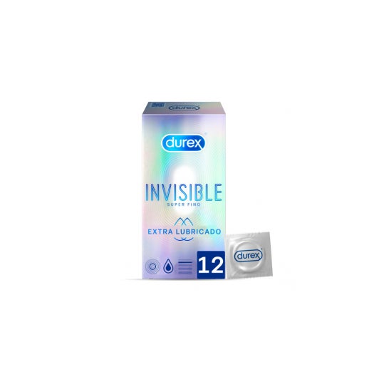 Durex® Invisible extra fino extra lubricado 12uds