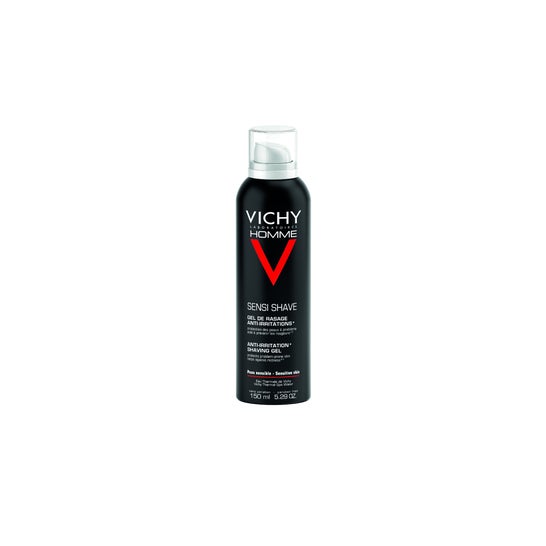 Vichy Homme gel crema de afeitado anti-irritaciones sin jabón 150ml