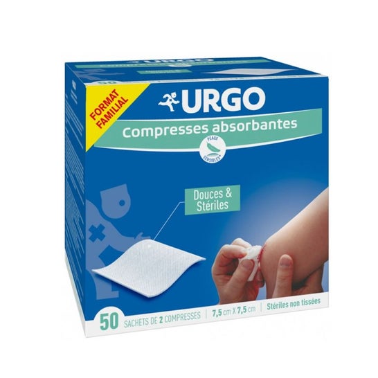 Urgo Comp St Family7,5x7,5cm 100 poser