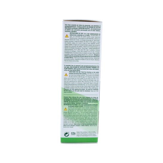 Corpore Sano Tinte Permanente Nº 7.3 Rubio Dorado 140 ml