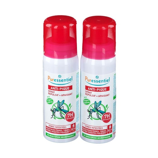 Puressentiel Spray Antipicaduras Repelente y Calmante 2x75ml