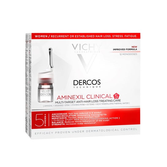 Vichy Dercos Technique Aminexil Clinical 5 Women 12x6ml