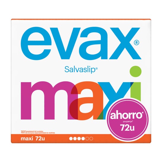 Evax Salva Slips Maxi 72 Unidades