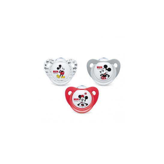 Nuk chupete Mickey Mouse silicona T2 1ud
