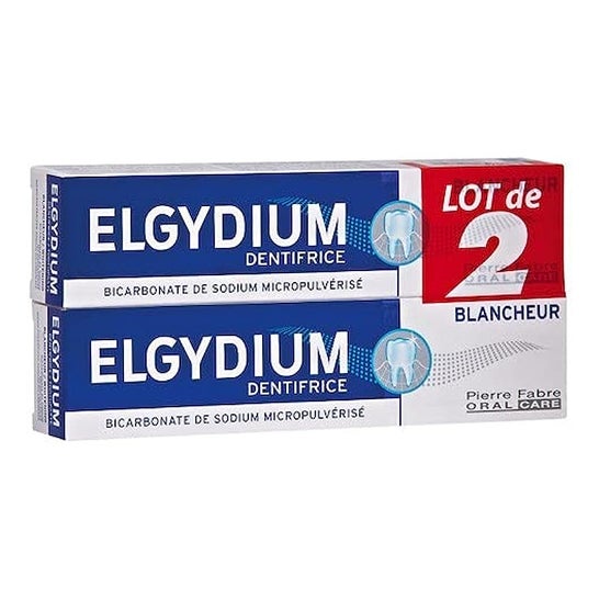 Elgydium Pasta de Dientes Blanqueadora 2x75ml