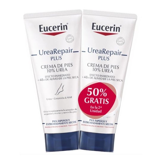 Eucerin Duplo UreaRepair Plus Crema Pies 10%urea 2x75ml