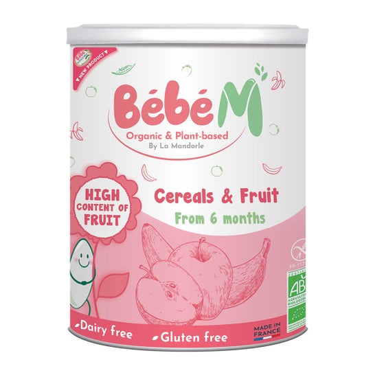 La Mandorle Bebé M Cereals & Fruit +6M 400g