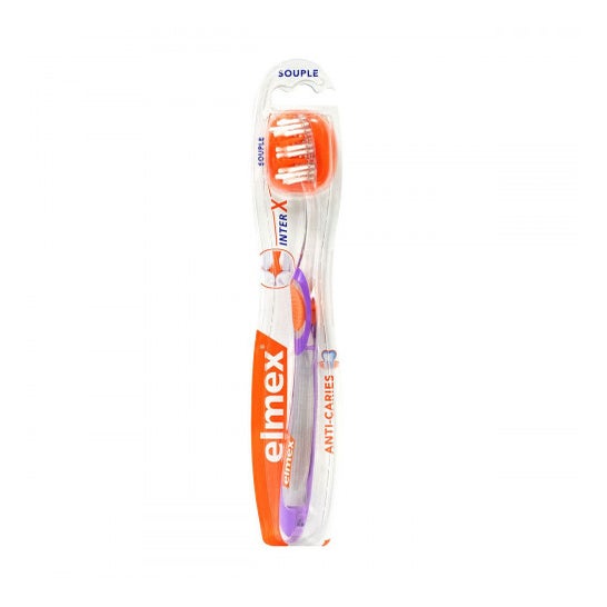 Elmex protection caries brosse à dents souple - Pharmacie Cap3000